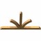 Ekena Millwork Richland Rough Sawn Timber Gable Bracket, Western Red Cedar, 72"W x 39"H x 4"D x 4"F, 13/12 Pitch GBW072X39X0404RIC00RWR - alternate 5